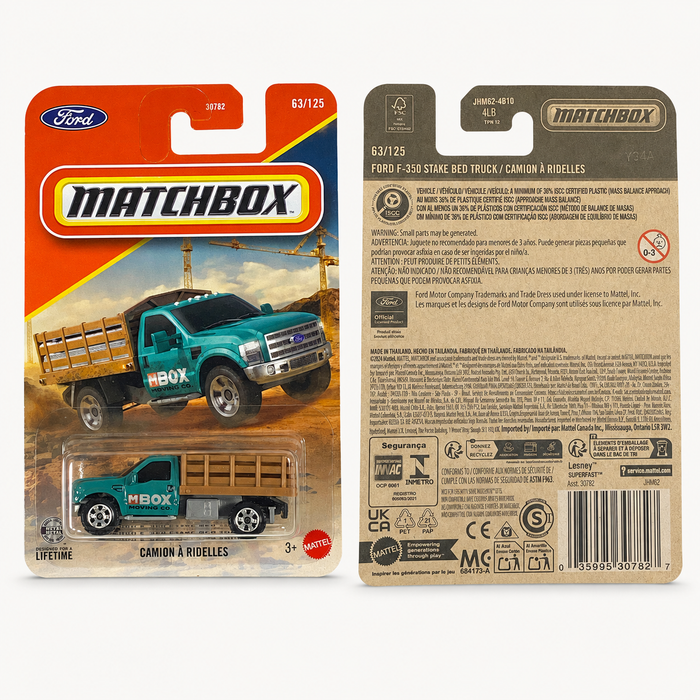 Matchbox Ford F-350 Stake Bed Truck | Matchbox Series 63/125 - for just $2.59! 