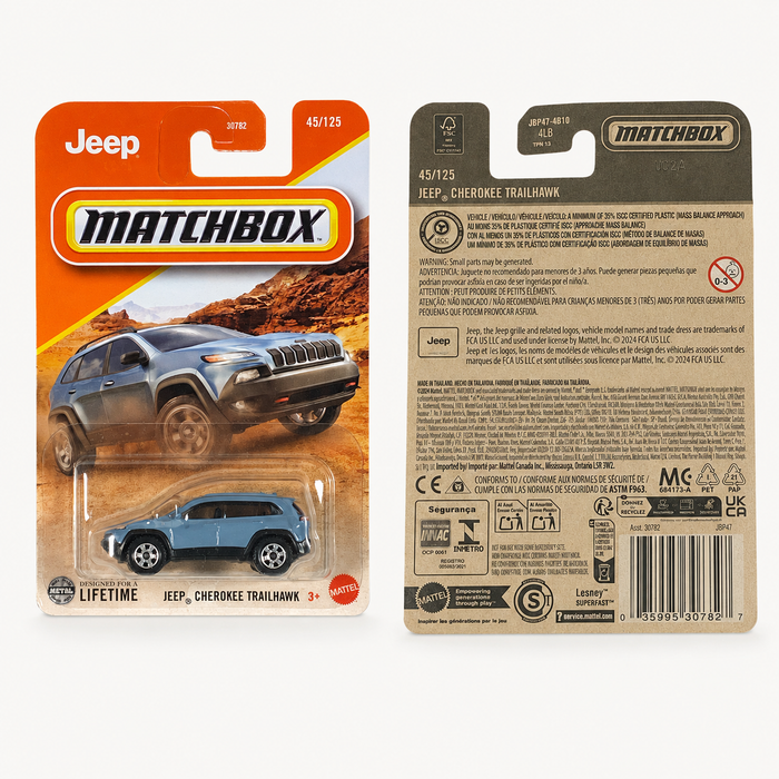 Matchbox Jeep Cherokee Trailhawk | Matchbox Series 45/125