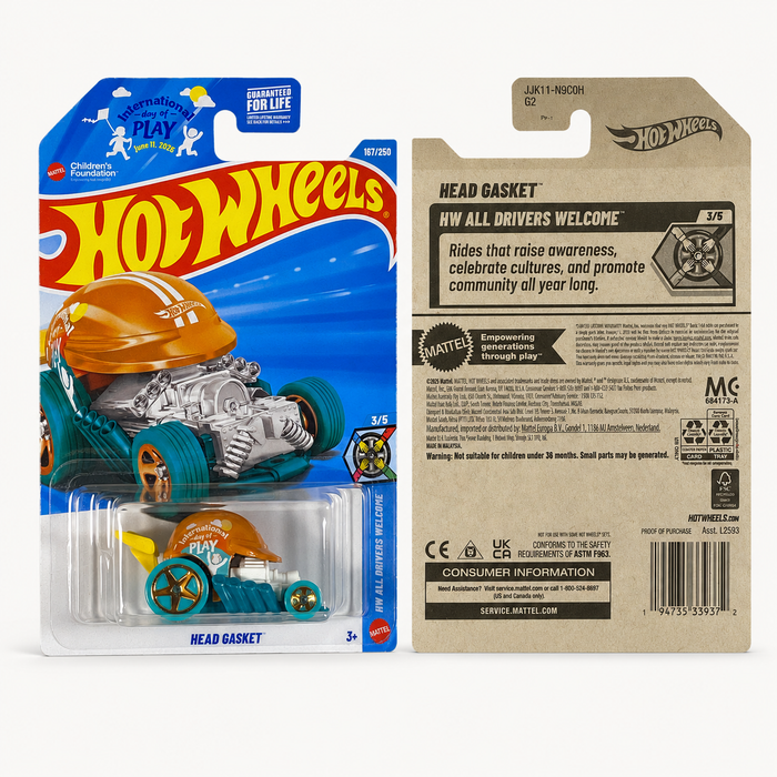 Hot Wheels Head Gasket | All Drivers Welcome Series 3/5 - for just $2.49! 