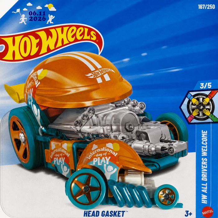 Hot Wheels Head Gasket | All Drivers Welcome Series 3/5 - for just $2.49! 