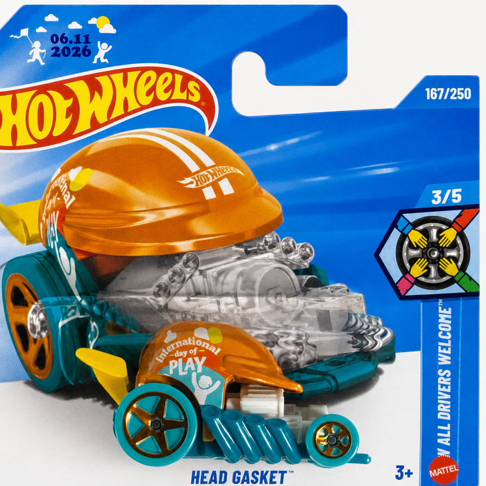 Hot Wheels Head Gasket | All Drivers Welcome Series 3/5 - for just $2.49! 