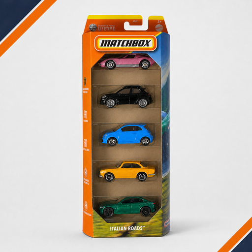 Matchbox Italian Roads 5 Pack Die-Cast Set - for just $11.99! 