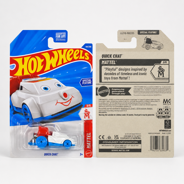Hot Wheels Quick Chat | Mattel Series 3/5 - for just $2.99! 