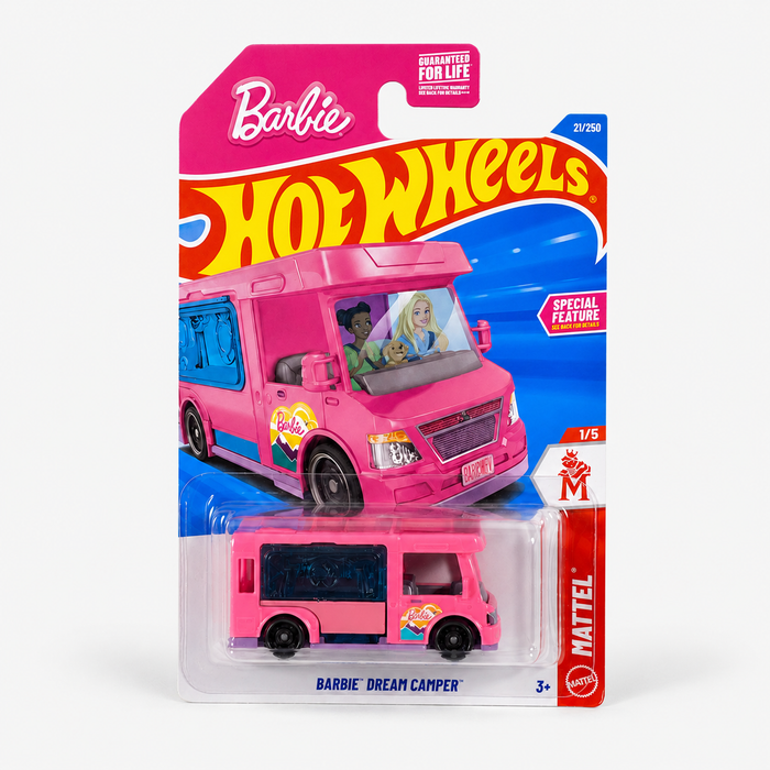 Hot Wheels Barbie Dream Camper | Mattel Series 1/5 - 21/250 - for just $2.99! 