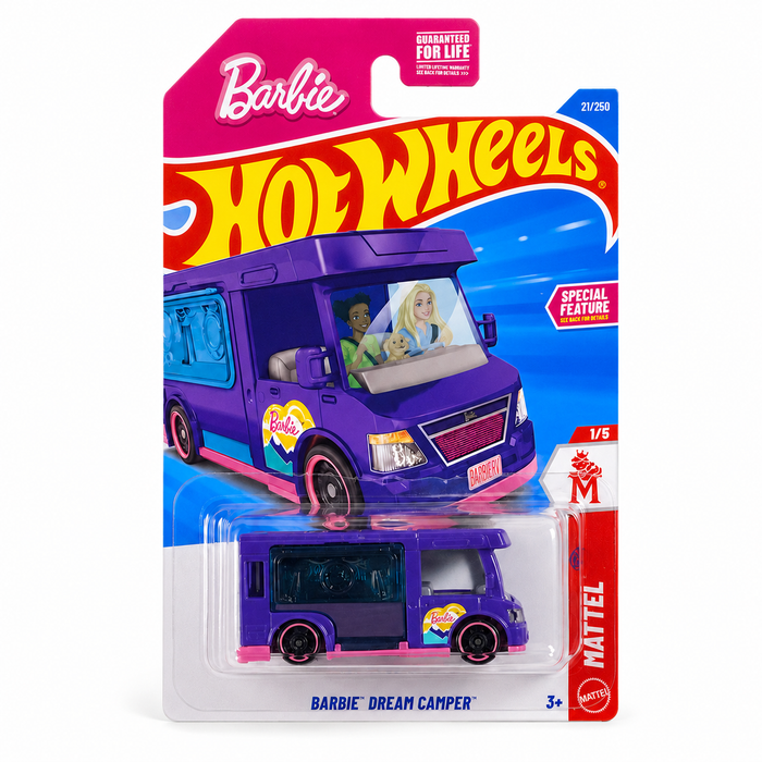 Hot Wheels Barbie Dream Camper | Mattel Series 1/5 - 21/250 - for just $1.99! 