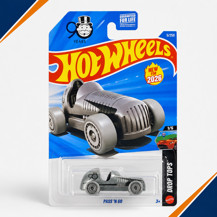 Hot Wheels Pass ’N Go 2026 | Drop Tops Series 1/5 - 5/250 - for just $2.99! 