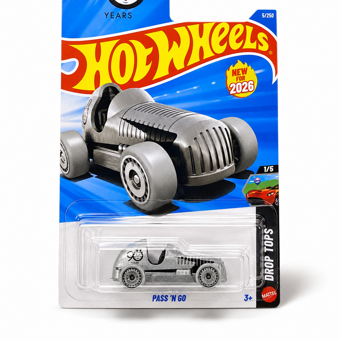 Hot Wheels Pass ’N Go 2026 | Drop Tops Series 1/5 - 5/250 - for just $2.99! 