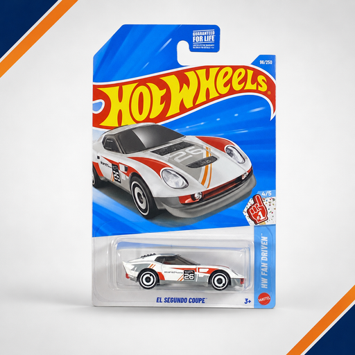 White Hot Wheels El Segundo Coupe | Fan Driven Series 4/5 - 96/250 - for just $2.49! 