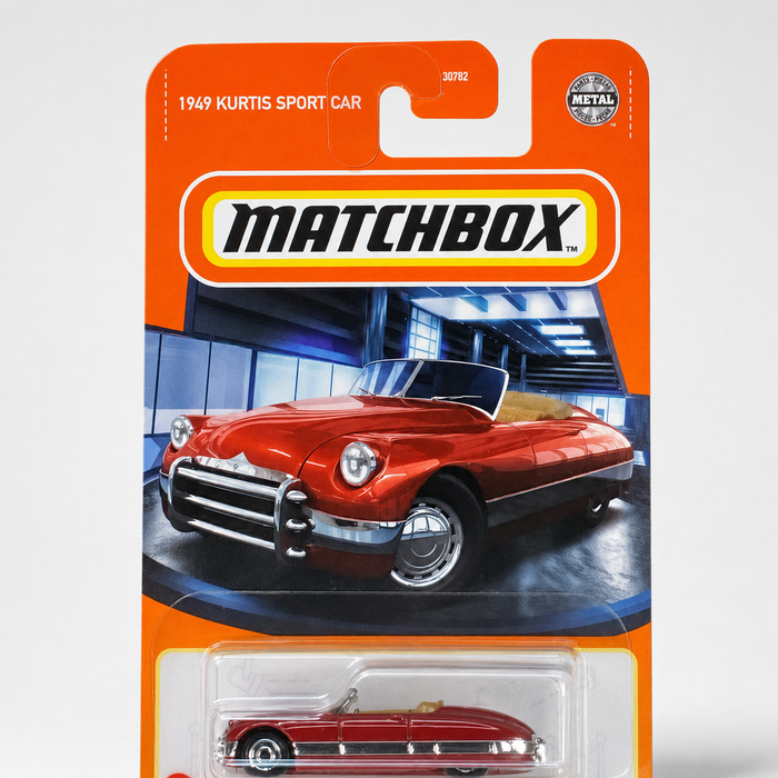 Matchbox 1949 Kurtis Sport Car Red 28/102 Die-Cast Convertible - for just $2.49! 