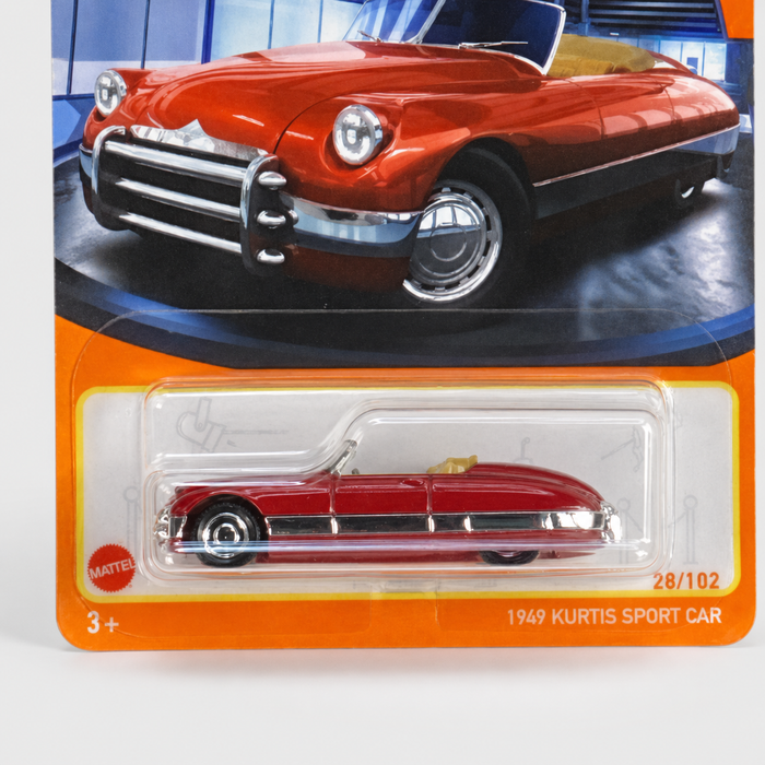 Matchbox 1949 Kurtis Sport Car Red 28/102 Die-Cast Convertible - for just $2.49! 