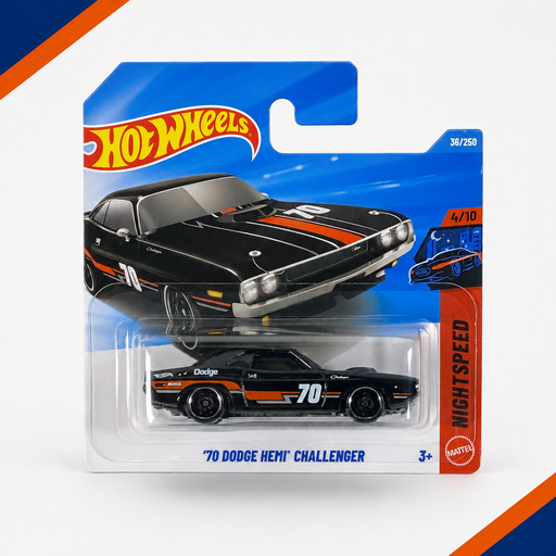 Hot Wheels '70 Dodge Hemi Challenger | Nightspeed Series 4/10 - for just $2.49! 