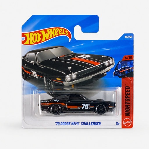 Hot Wheels '70 Dodge Hemi Challenger | Nightspeed Series 4/10 - for just $2.49! 