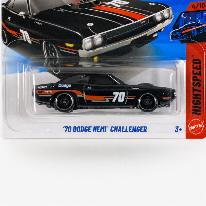 Hot Wheels '70 Dodge Hemi Challenger | Nightspeed Series 4/10 - for just $2.49! 
