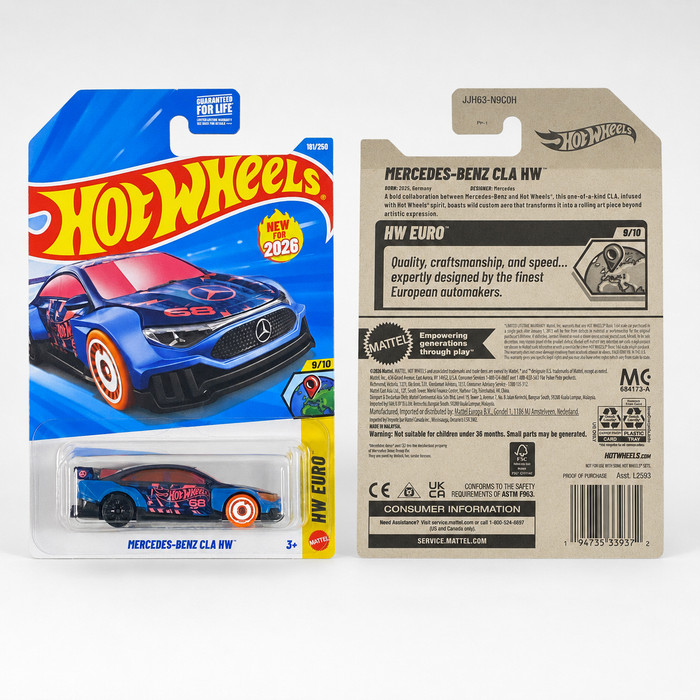 Hot Wheels Mercedes-Benz CLA HW | Euro Series 9/10 - for just $2.49! 