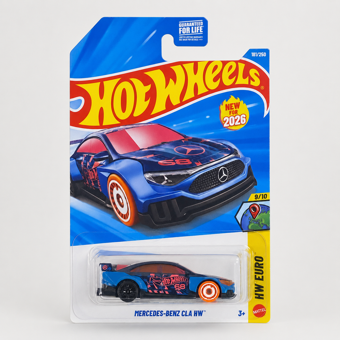 Hot Wheels Mercedes-Benz CLA HW | Euro Series 9/10 - for just $2.49! 