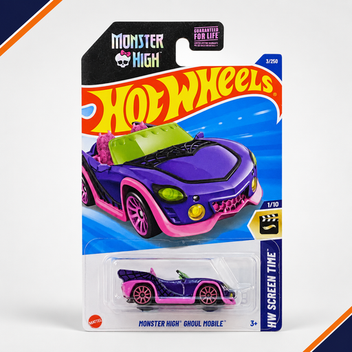 Hot Wheels Monster High Ghoul Mobile | Screen Time Series 1/10 - for just $2.49! 