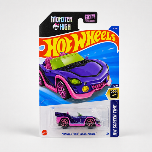 Hot Wheels Monster High Ghoul Mobile | Screen Time Series 1/10 - for just $2.49! 
