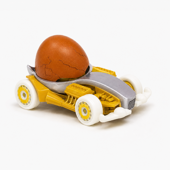 Hot Wheels EggShelleRacer | Drag Racers Series 4/10 - for just $2.49! 