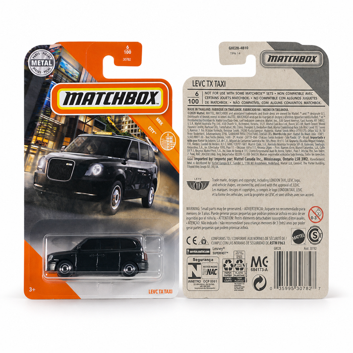 Matchbox Levc TX Taxi | MBX City Series 6/100 - for just $2.49! 