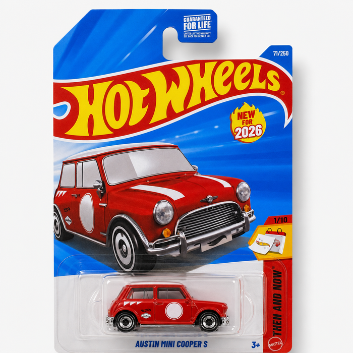 Hot Wheels Austin Mini Cooper S | Then and Now Series 1/10 - for just $2.49! 