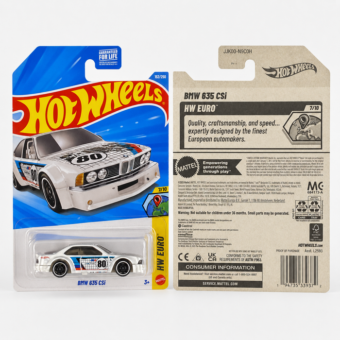 Hot Wheels BMW 635 CSi | Euro Series 7/10 - for just $2.49! 
