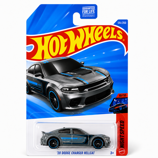 Hot Wheels '20 Dodge Charger Hellcat | Nightspeed Series 10/10 - for just $2.69! 