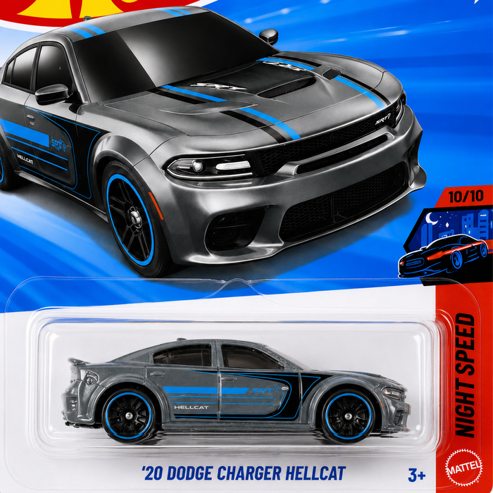 Hot Wheels '20 Dodge Charger Hellcat | Nightspeed Series 10/10 - for just $2.69! 