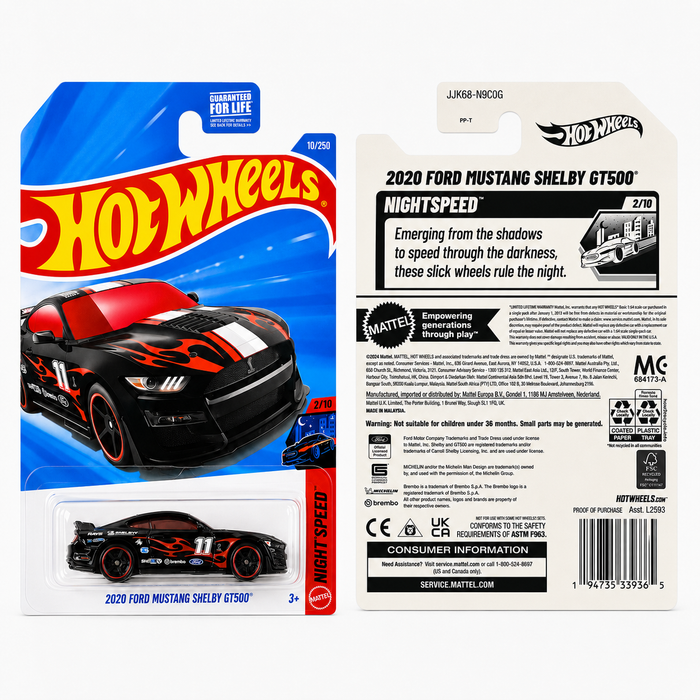 Hot Wheels 2020 Ford Mustang Shelby GT500 | Nightspeed Series 2/10 - for just $2.49! 