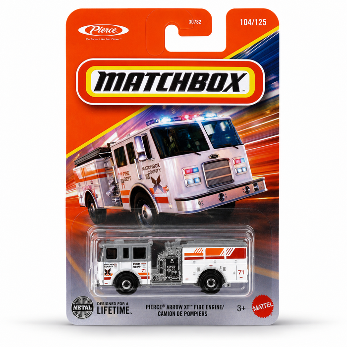 Matchbox Pierce Arrow XT Fire Engine / Camion De Pompiers 104/125 - for just $2.49! 