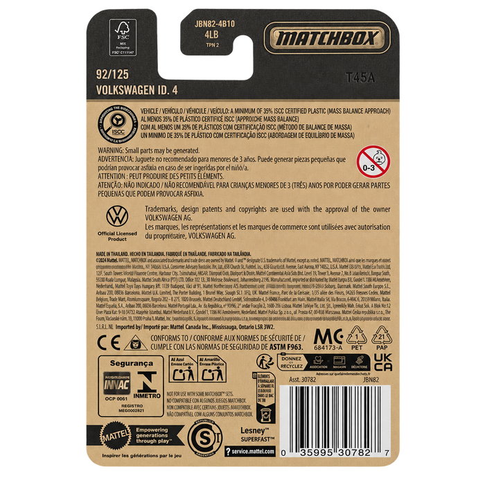 Matchbox Volkswagen ID. 4 | Matchbox Series 92/125 - for just $2.59! 