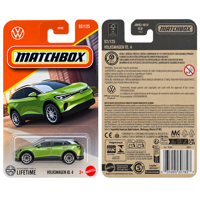 Matchbox Volkswagen ID. 4 | Matchbox Series 92/125 - for just $2.59! 