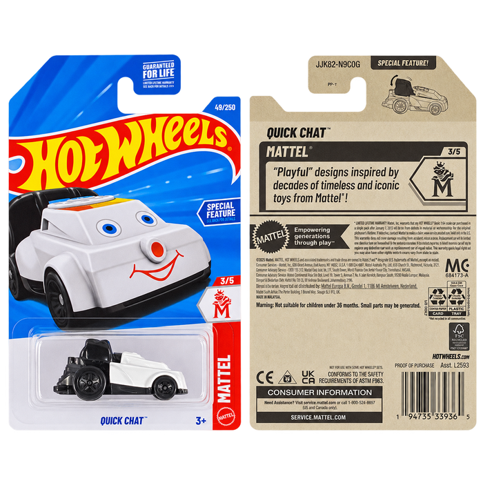 Hot Wheels Quick Chat | Mattel Series 3/5 - for just $2.59! 