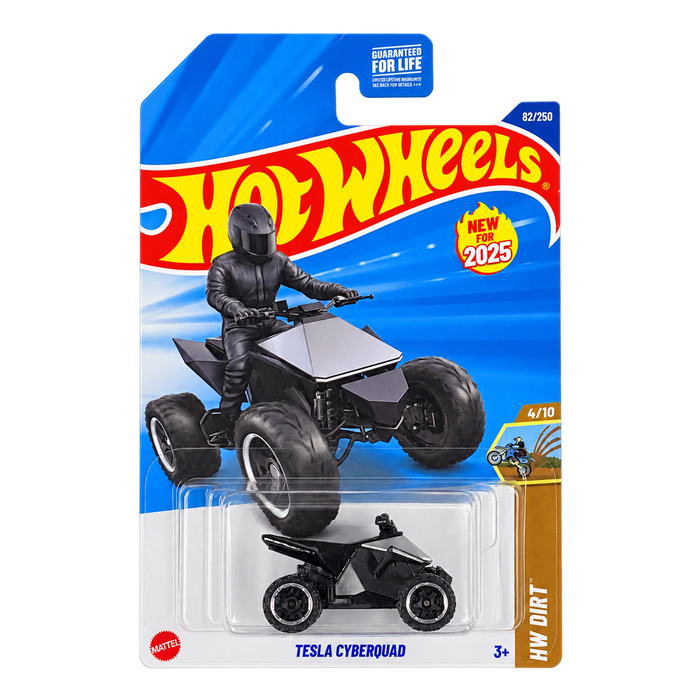 Hot Wheels Tesla Cyberquad | Dirt Series 4/10 - for just $2.49! 