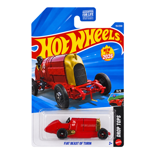 Hot Wheels Fiat Beast of Turin | Drop Tops Series 5/5 - for just $2.59! 