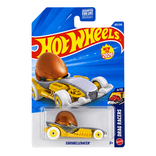 Hot Wheels EggShelleRacer | Drag Racers Series 4/10 - for just $2.49! 