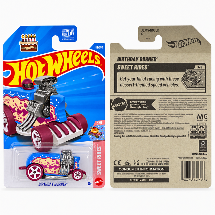 Hot Wheels Birthday Burner | Sweet Rides Series 3/5 - for just $2.59! 