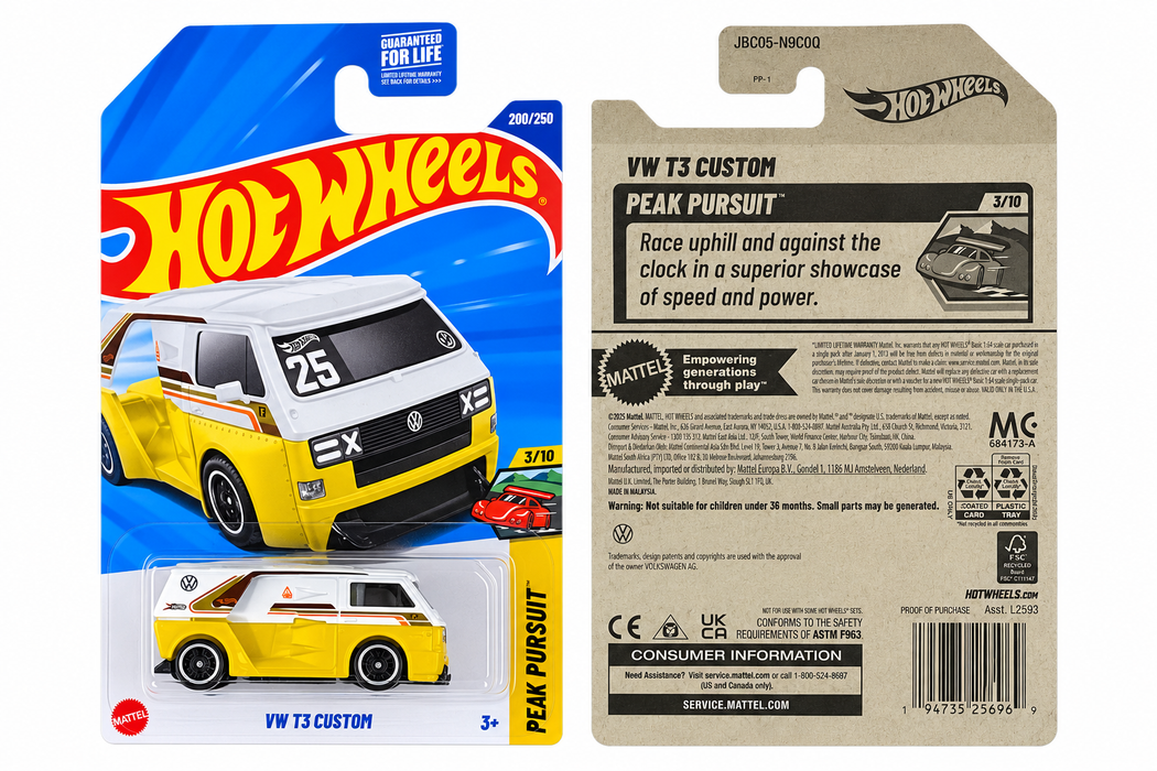 Hot Wheels VW T3 Custom | Peak Pursuit Series 3/10 - for just $2.49! 