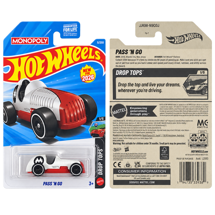 Hot Wheels Pass 'N Go | Drop Top Series 1/5 - for just $7.99! 