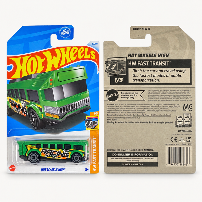 Hot Wheels High - Fast Transit Series 1/5 - for just $2.49! 