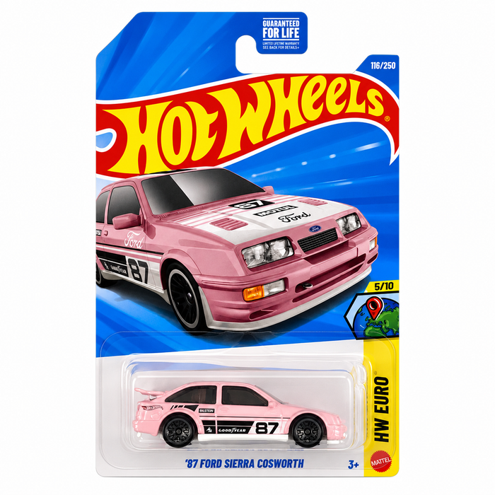 Hot Wheels '87 Ford Sierra Cosworth | Euro Series 5/10 - for just $2.49! 