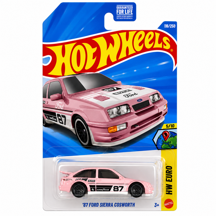 Hot Wheels '87 Ford Sierra Cosworth | Euro Series 5/10 - for just $2.49! 