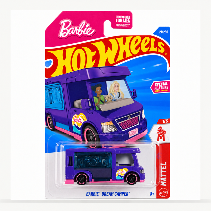 Hot Wheels Barbie Dream Camper | Mattel Series 1/5 - for just $2.49! 