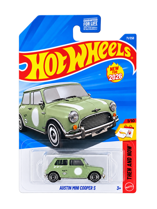 Hot Wheels Austin Mini Cooper S | Then and Now Series 1/10 - for just $2.49! 