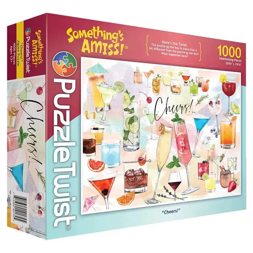 Cheers! "Something's Amiss!" 1000 Piece Jigsaw Puzzle PuzzleTwist - for just $25.99! 