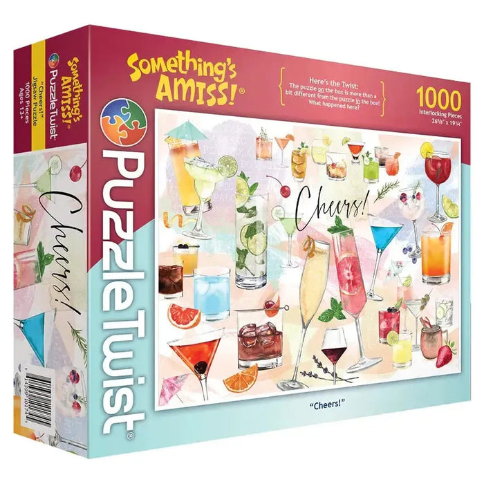 Cheers! "Something's Amiss!" 1000 Piece Jigsaw Puzzle PuzzleTwist - for just $25.99! 