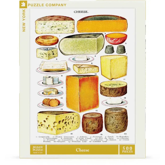 Cheese Vintage Collection 500 Piece Jigsaw Puzzle NYPC - for just $26.99! 