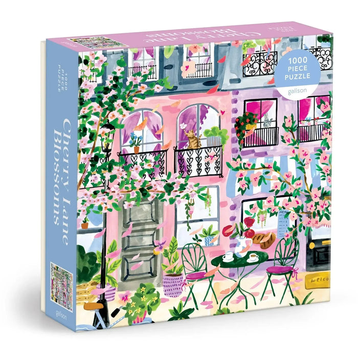 Cherry Lane Blossoms 1000 Piece Jigsaw Puzzle Galison - for just $19.99! 