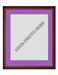 Frame Kit - Cherry Wood Frame | Purple Matting | White Trim - for just $45! 