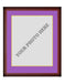 Frame Kit - Cherry Wood Frame | Purple Matting | Yellow Trim - for just $45! 