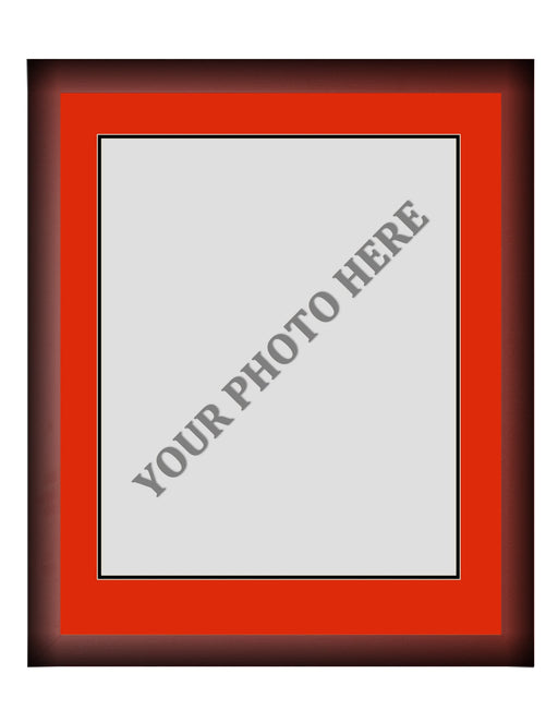 Frame Kit - Cherry Wood Frame | Red Matting | Black Trim - for just $45! 